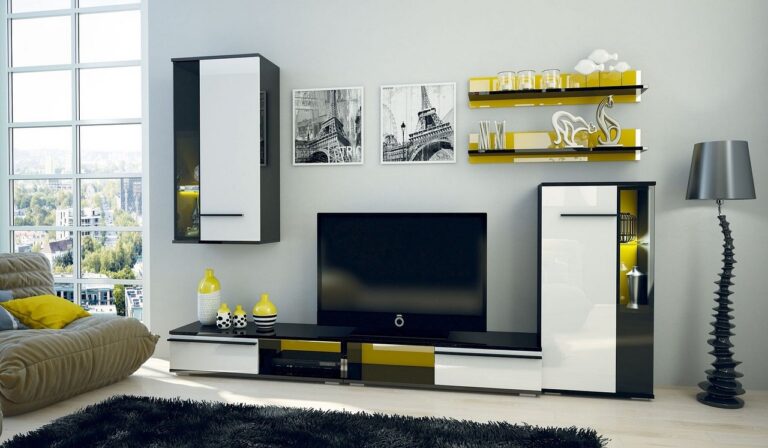 un salon bien equipé dans un appartement moderne